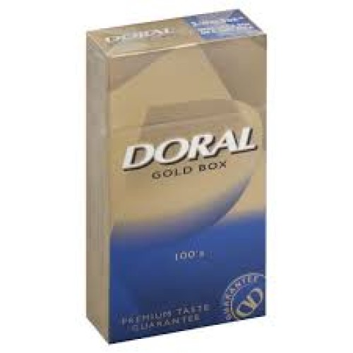 DORAL MENTHOL GOLD 100 BOX 10/20pk