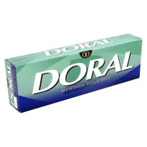 DORAL MENTHOL GOLD BOX 10/20pk