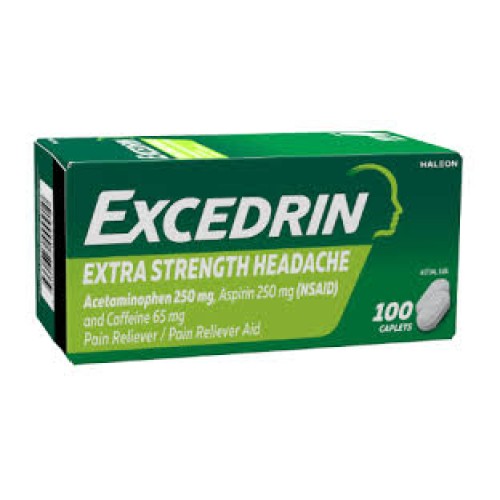 EXCEDRIN EXTRA STRENGTH HEADACHE CAPLETS 24caps