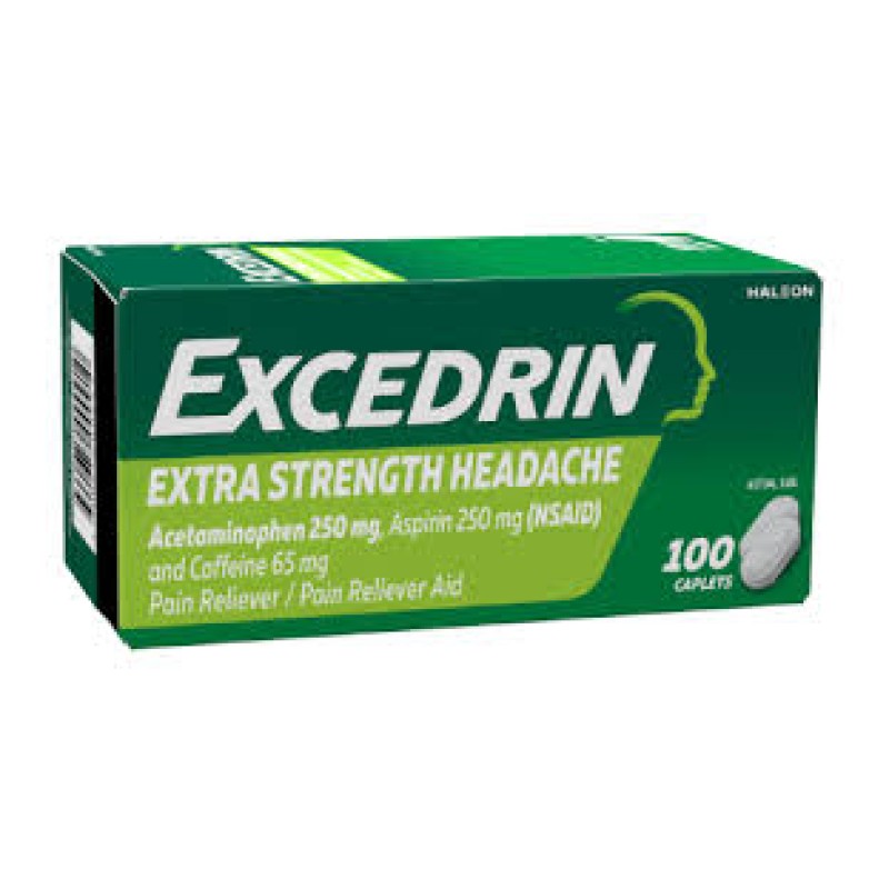 EXCEDRIN EXTRA STRENGTH HEADACHE CAPLETS 24caps