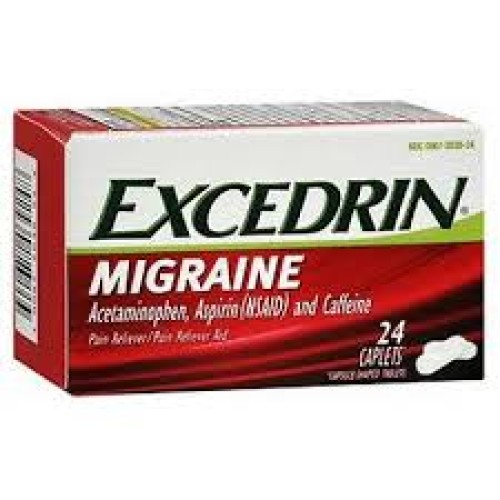 EXCEDRIN MIGRAINE RELIEVER CAPLETS 24caps