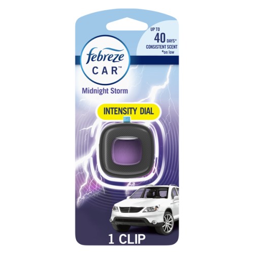 FEBREZE CAR AIR FRESHNER MIDNIGHT STORM VENT CLIP 0.06OZ
