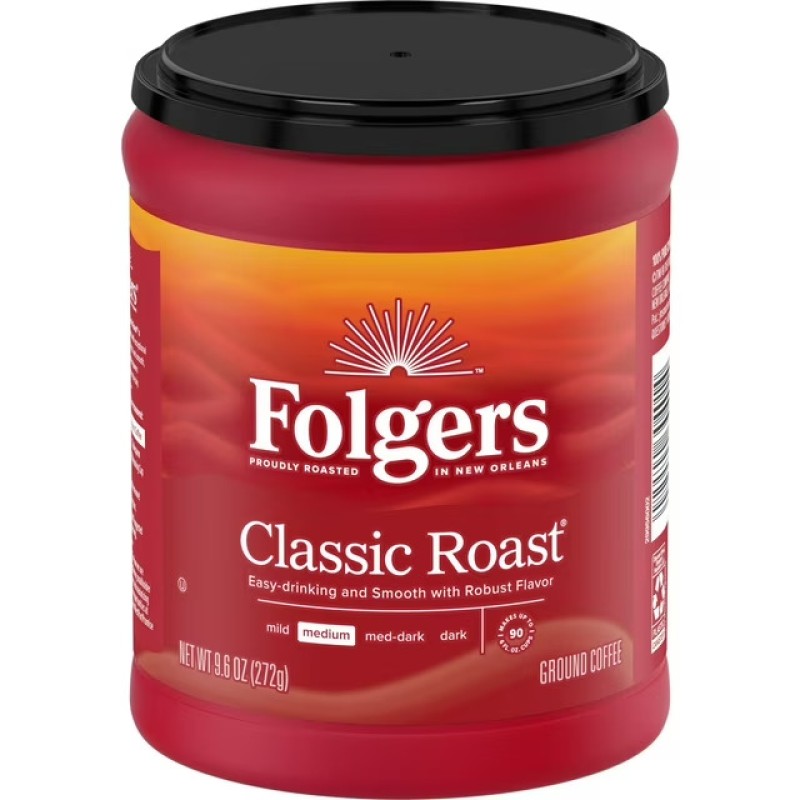 FOLGERS CLASSIC ROAST 9.6OZ