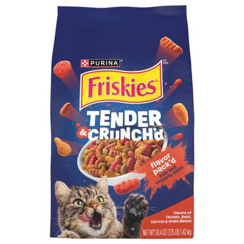 FRISKIES CAT FOOD TENDER & CRUNNCHY  3.15 LB