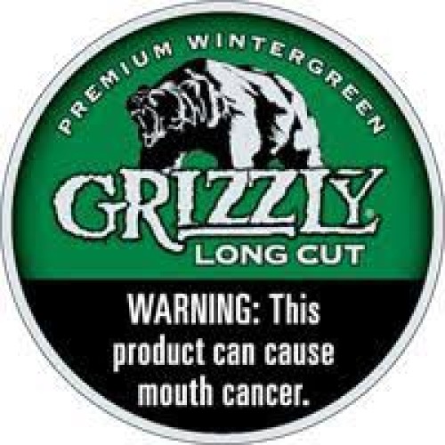 GRIZZLY LONG CUT WINTERGREEN 5CT