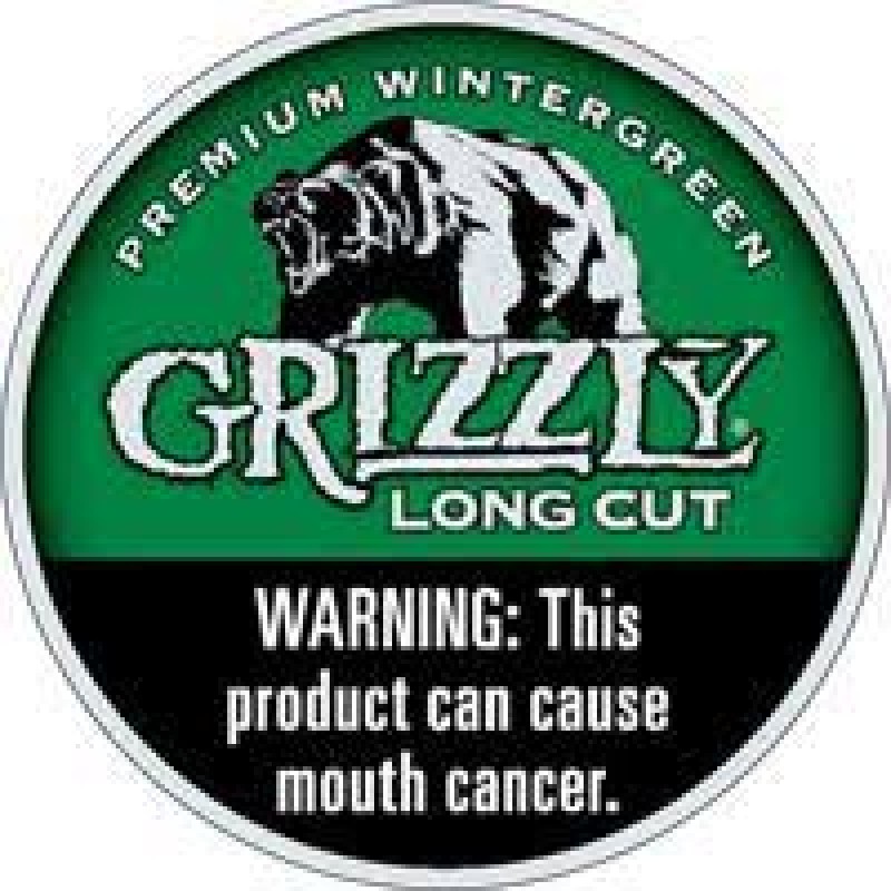 GRIZZLY LONG CUT WINTERGREEN 5CT