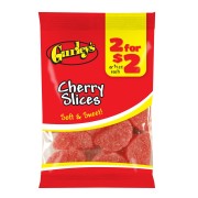 GURLEYS GUMMY CHERRY SLICES 2.5OZ