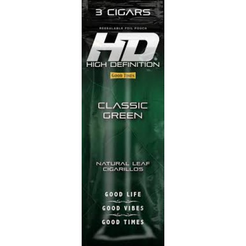 GOOD TIME HD CLASSIC GREEN 3 FOR $1.29