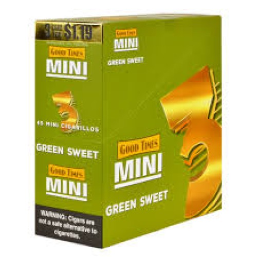 GOOD TIME MINI GREEN SWEET 3 FOR $1.19
