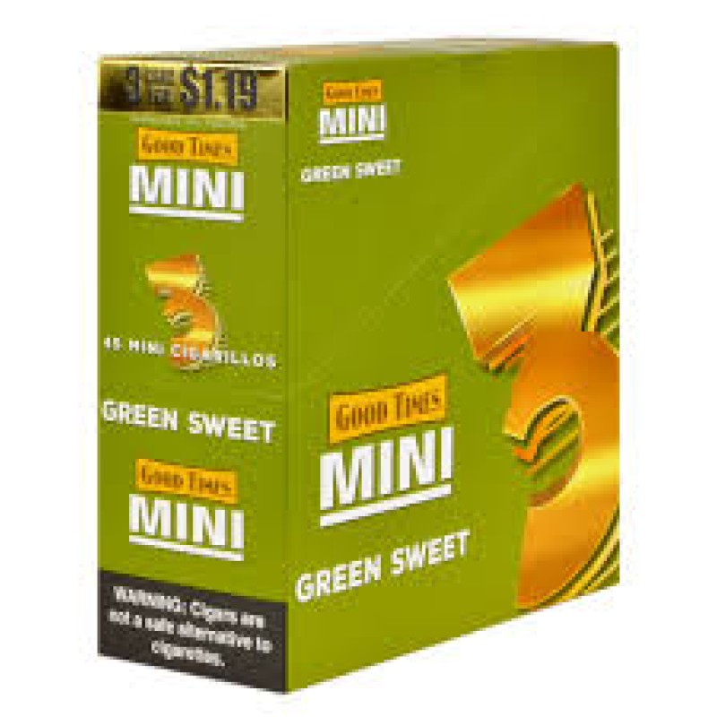 GOOD TIME MINI GREEN SWEET 3 FOR $1.19