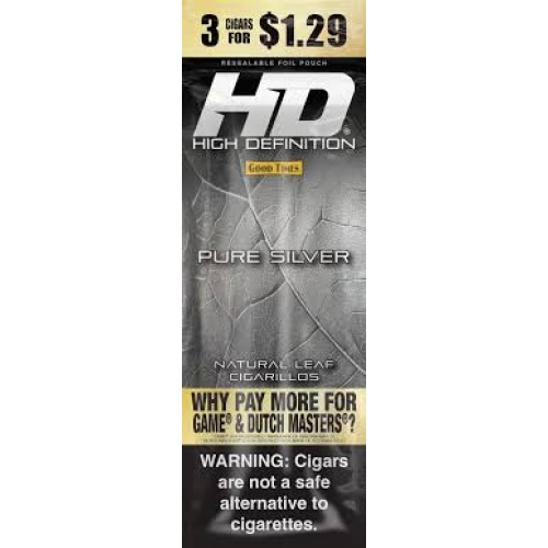 GOOD TIME HD PURE SILVER 3 FOR $1.29