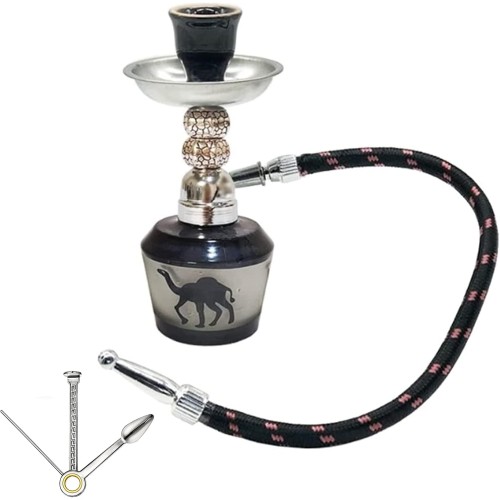 HOOKAH GLASS PIPE ASST 4"