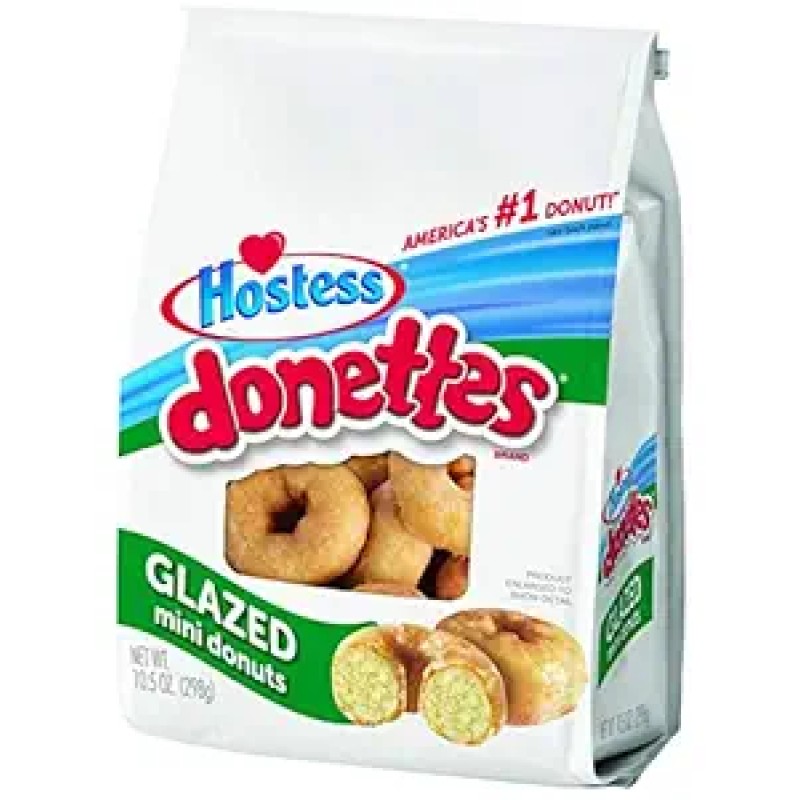 HOSTESS DONETTES GLAZED MINI DONUTS