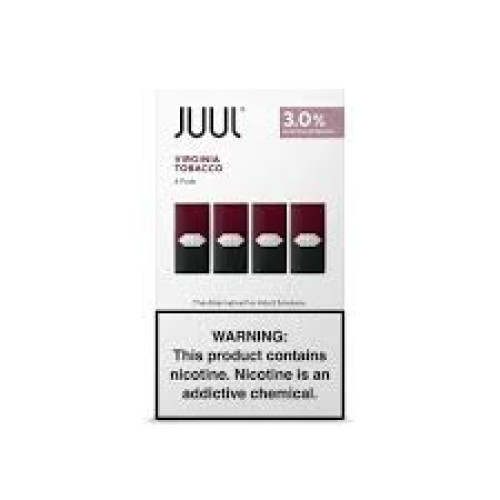 JUUL PODS VIRGINIA TOBACCO - 3% - 8/4pk