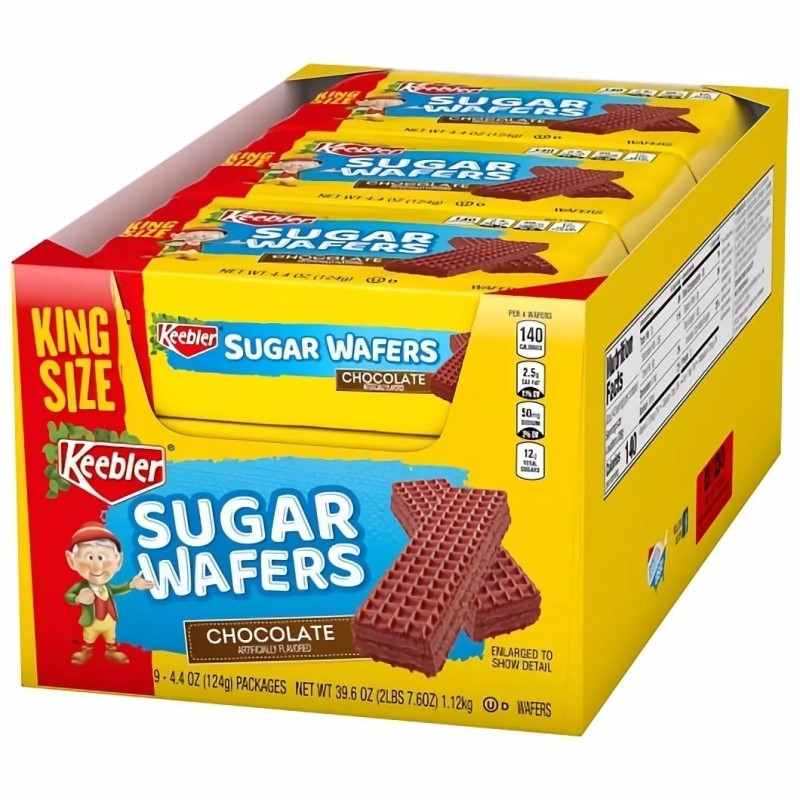 KEEBLER SUGAR WAFERS CHOCOLATE 9/4.4oz
