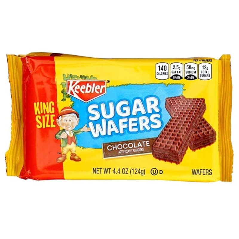 KEEBLER SUGAR WAFERS STRAWBERRY 9/4.4oz