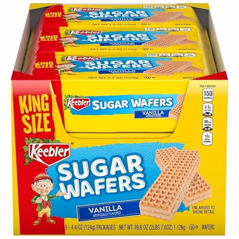 KEEBLER SUGAR WAFERS VANILLA 9/4.4oz