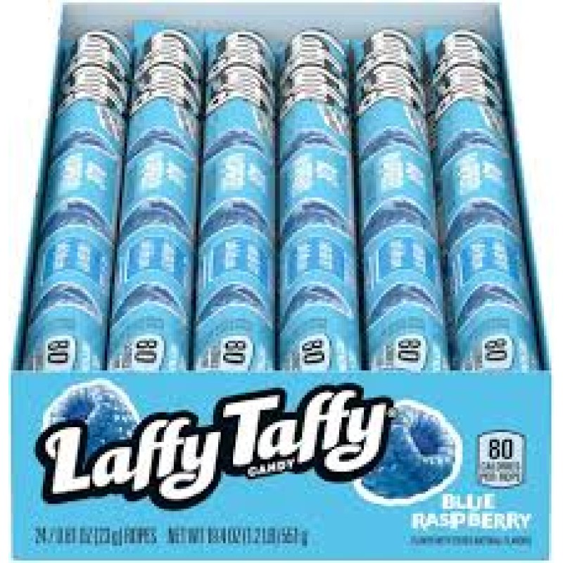 LAFFY TAFFY ROPE BLUE RASPBERRY 24/0.81oz