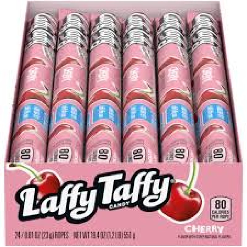 LAFFY TAFFY ROPE CHERRY 24/0.81oz