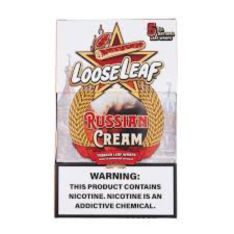 LOOSE LEAF RUSSIAN CREAM CIGAR WRAPS