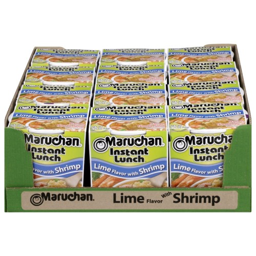 MARUCHAN INSTANT LUNCH LIME WITH SHRIMP FLAVOR