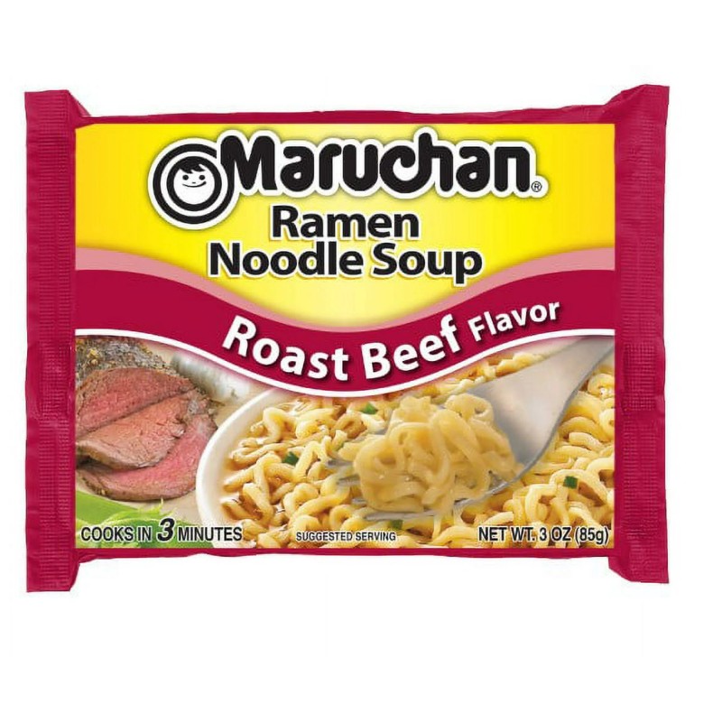 MARUCHAN RAMEN ROAST BEEF 3 OZ 24 CT