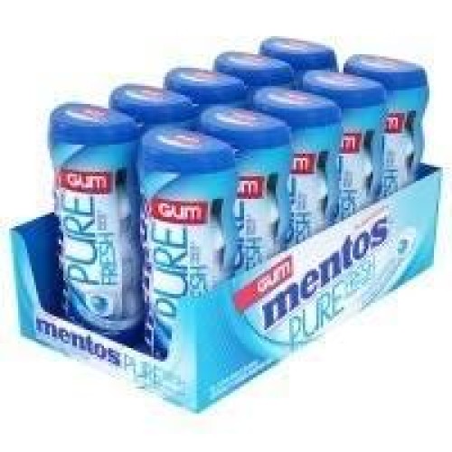 MENTOS PURE FRESH GUM  10/15 CT