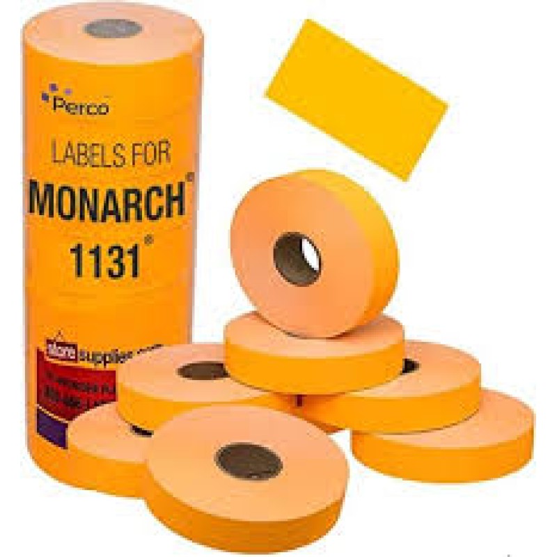 MONARCH PRICE LABEL ROLL ORANGE