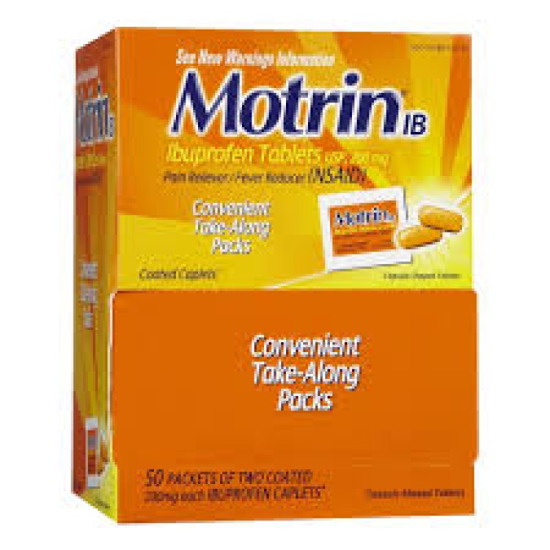 MOTRIN IB 200 MG 25X2 POUCHES