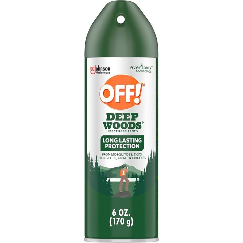 OFF INSECT REPELLENT 6 OZ WOODS LONG LASTING