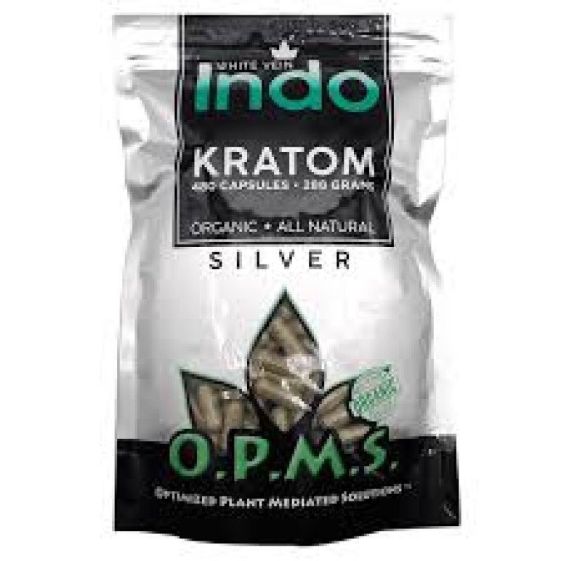 O.P.M.S KRATOM WHITE VEIN INDO CAPSULES 288GM /480CT