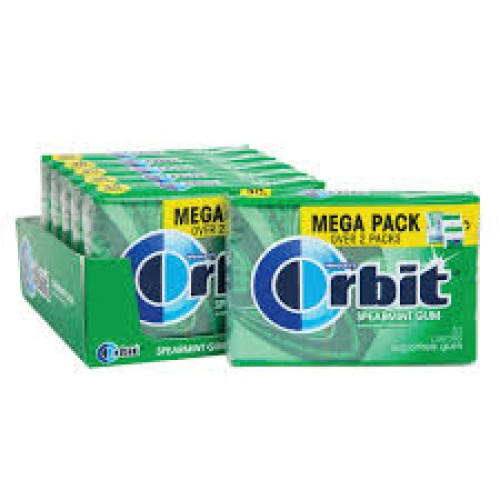 ORBIT GUM MEGA PACK SPEARMINT 6/30s