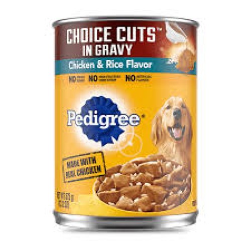 PEDGREE 13.2 OZ CHICKEN & RICE FLAVOR
