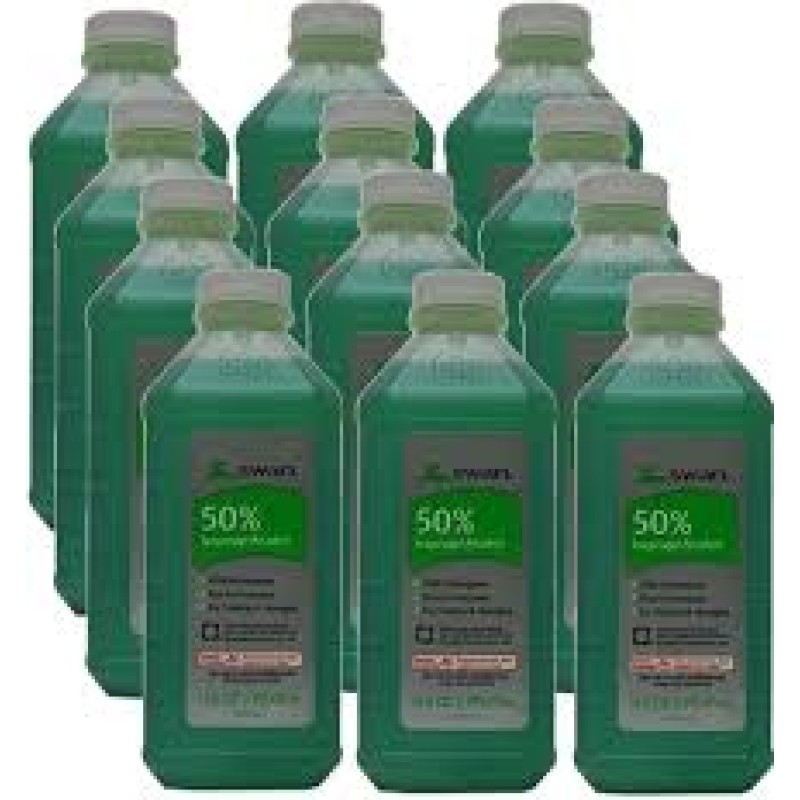 PHARMACY BEST RUBBING ALCOHOL 50% REG/W-GREEN