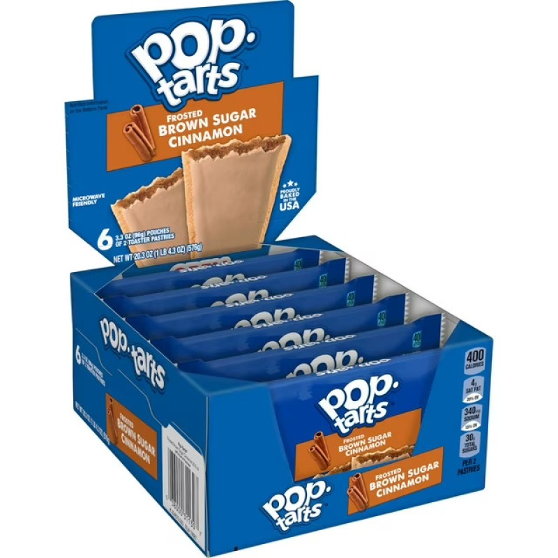 POP TARTS FROSTED BROWN SUGAR CINNAMON 3.3 OZ