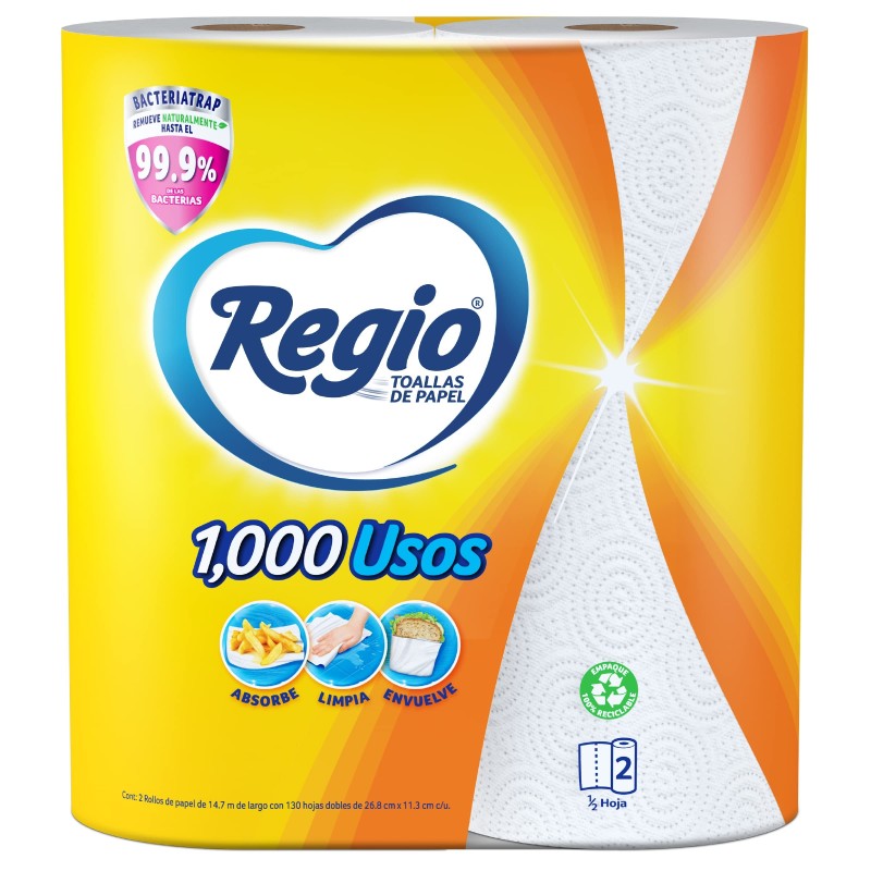 REGIO PAPER TOWEL 1000 USOS