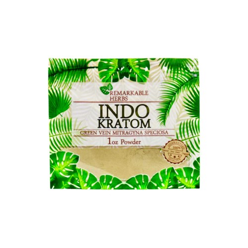 REMARKABLE HERBS INDO KRATOM GREEN VEIN 1 OZ