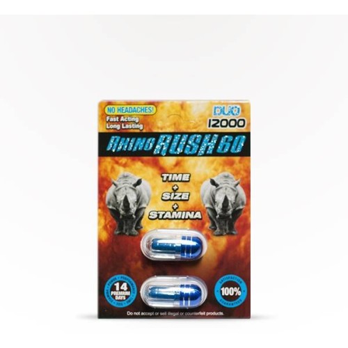 RHINO RUSH 60 2 PILL
