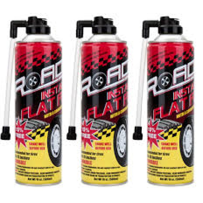 ROAD FIX A FLAT WITH HOSE