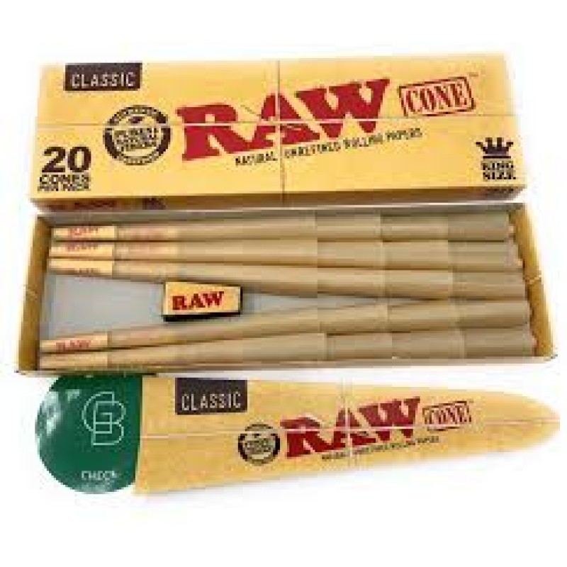 RAW CLASSIC CONE KING SIZE 32-3CT