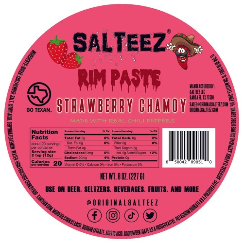 SALTEEZ CANDY RIM PASTE 8 OZ TUB
