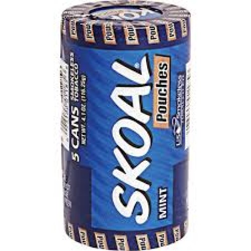 SKOAL MINT POUCH 5CT