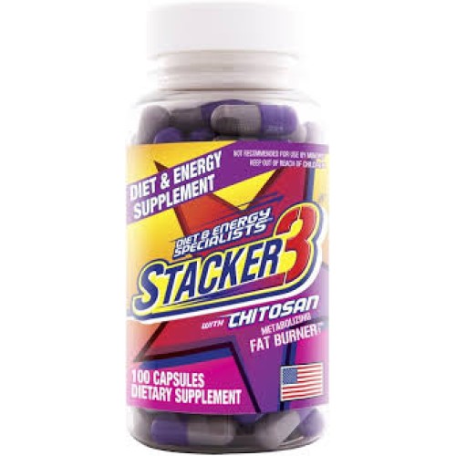 STACKER3  WITH CHITOSAN HERBAL SUPPLEMENT PACKS 24/4caps