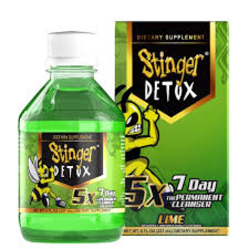 STINGER 8 OZ5X 7 DAYS PERMANENT DETOX 8 OZ LIME