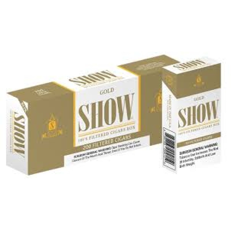 Show Fltr Cig Gold 100's