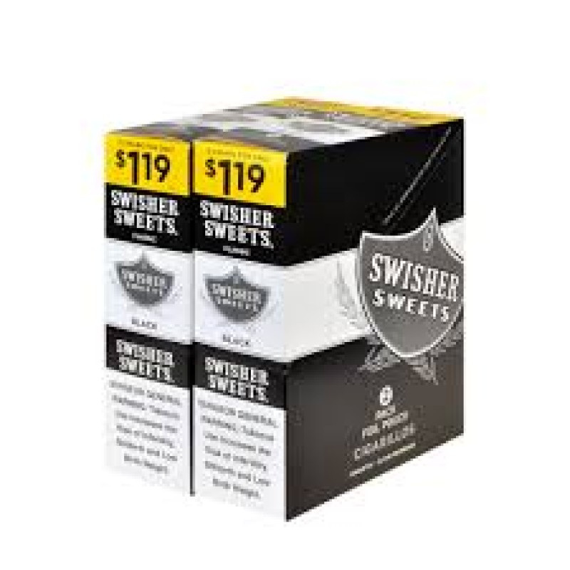 Swisher Sweet Black Cigar 2 For $1.19