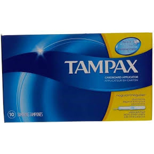 TAMPAX TAMPON 10 CT REGULAR