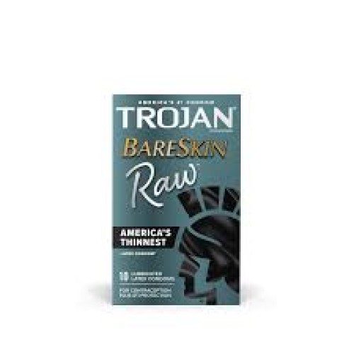 TROJAN BARESKIN RAW LUBRICATED 6CT