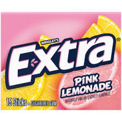 WRIGLEYS EXTRA GUM PINK LEMONADE 10/15stk