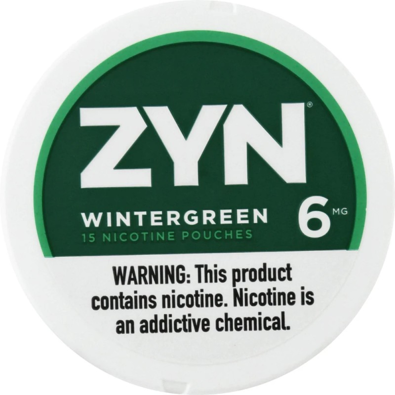 ZYN WINTERGREEN NICOTINE POUCH 6MG 5CT